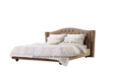 European Bedroom Furniture Fabric Bed
