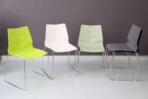 Modern PP Steel Leg Cheap Traning Office Stackable School Chair Furniture