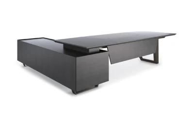 Modern Design Office Furniture for Office Desks L Shape Metal Leg Wooden Furniture Desk