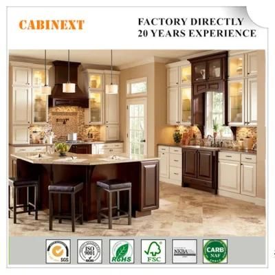 2018 Newly Solid Wood Kitchen Cabinet Designs for Whole Sale