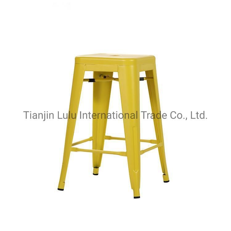 Hot Selling Best Price Steel Iron Frame Modern Design Vintage Industrial Dining Metal Chair