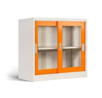 Small Sliding Door Cabinets Steel Cupboards Cabinet for Office Storage Mino Bookcase Document Safety Storage Cabinet Furniture Price