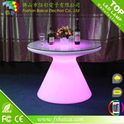 Illuminated LED Bar Table / LED Bar Furniture / Hotel Furniture