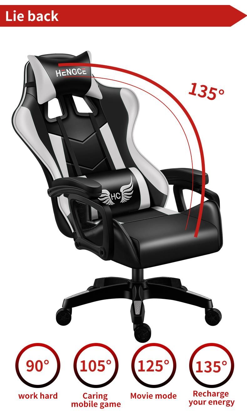 Custom Color Top Quality Adjustable Race Gaming Chair Silla Gamer Gaming Gear Chair