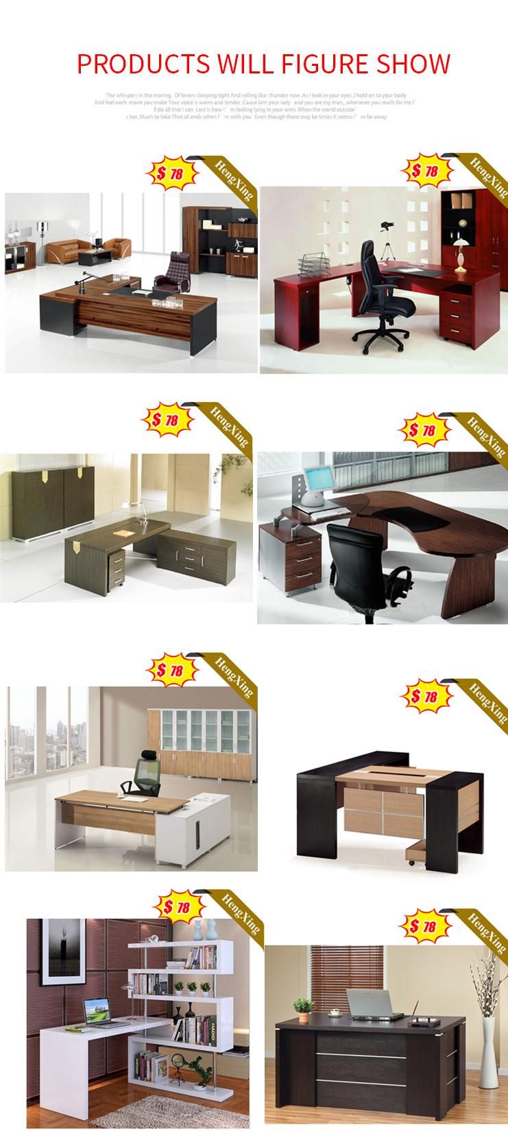 New Model Executive L Shape Table Office Furniture Standing Desk and Chair