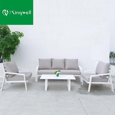 New Modern Outdoor Garden Patio Hotel Waterproof Lounge Sofa Aluminum Furniture Set