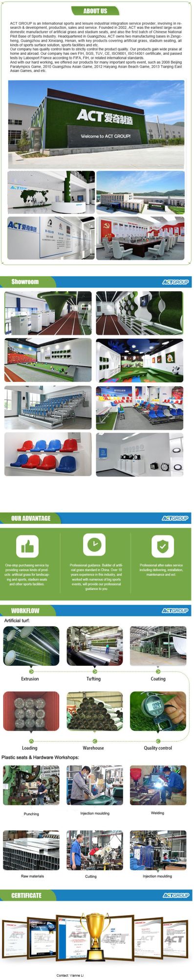 Riser Mounting HDPE Plastic Folding Chair for Soccer Stadium, VIP Seats CS-Gzy-C