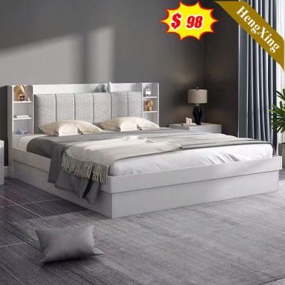 Modern Luxury Home Furniture Bedroom Set Mattress Wardrobe Wood King Size Bed