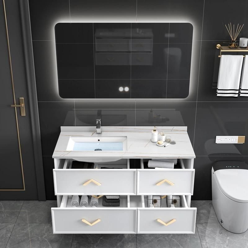 Rock Plate Nordic Floor Simple Bathroom Cabinet