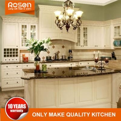 Wholesale Low Cost Modern Type Solid Wood Kitchen Cabinets