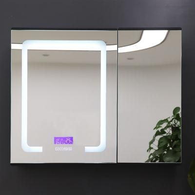 Bathroom Wash Basin Mirror Cabinet Wall Mounted with LED Light