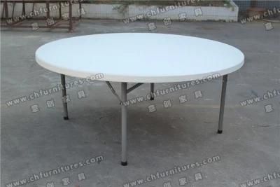 High Quality Hotel Wedding Plastic Round HDPE Table Ycy183