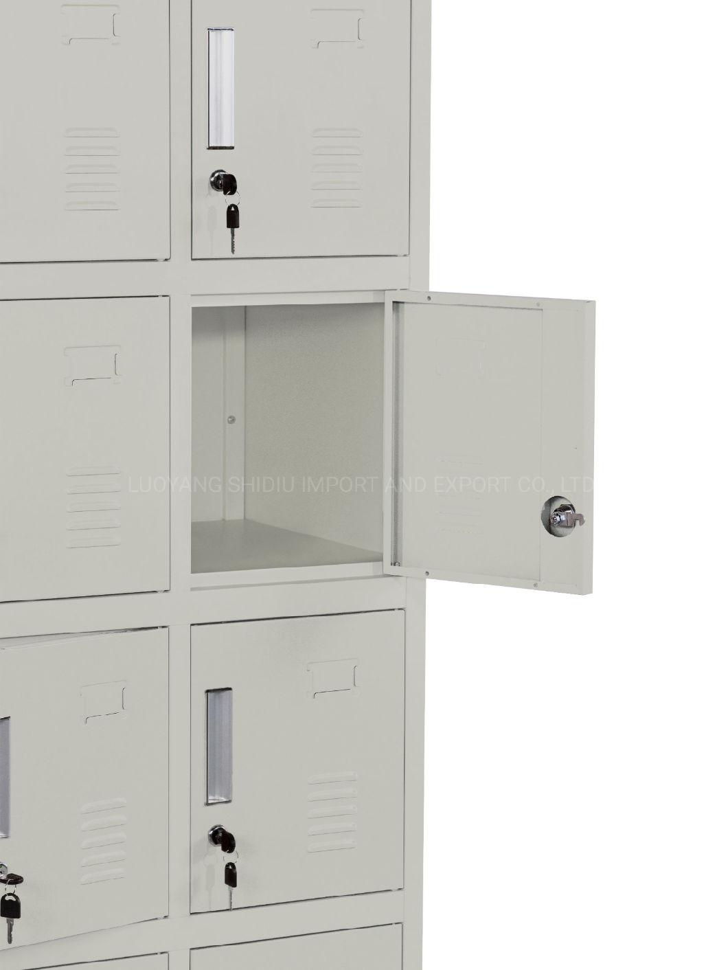 Kd Steel Outdoor Public Storage 15 Doors Compartment Lockers