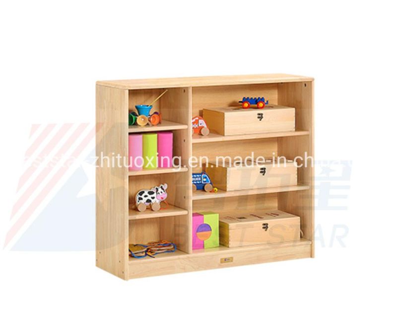 Preschool Kids Cubby Cabinet, Children Toy Storage Cabinet