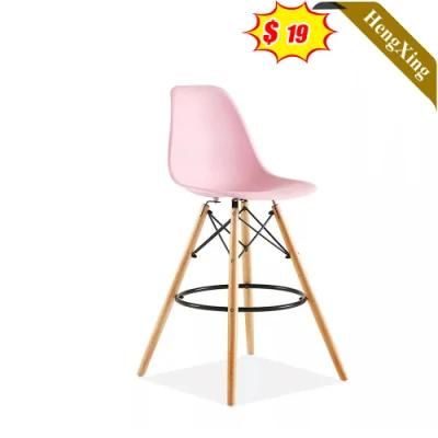 Top Quality Armless Restaurant Plastic Height Bar Stool Seat Modern Ergonomic Chair