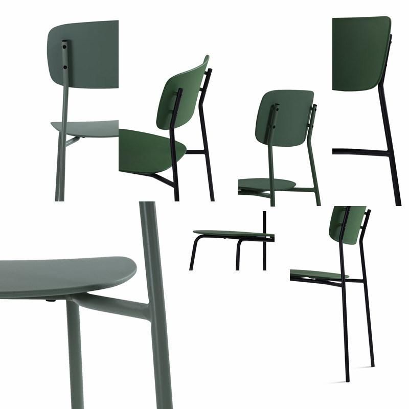 Low MOQ Metal Plastic Stacked Waiting Chair
