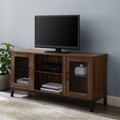 TV Stand with Open Storage for Tv&prime;s up to 58&quot; Flat Screen Living Room Storage Entertainment