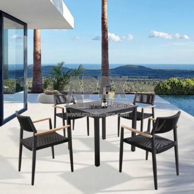 Dining Table Set Modern Dining Waterproof Garden Patio Aluminium Furniture