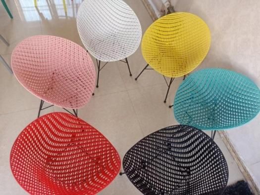 Popular Hot Sale Outdoor PP Plastic Chair Steel Legs Outdoor Garden Chairs Cheap Outdoor Plastic Chairs for Sale