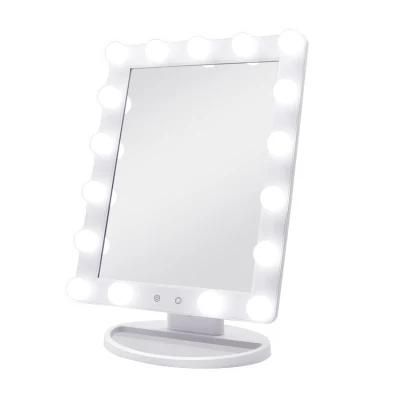 Hollywood Lighted Makeup Mirror with Dimmerable LED Bulbs