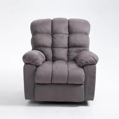 Living Room Home Furniture Sofa Chair Big Size Elephant Velvet Manual Recliner Sofa Modern Office Furniture