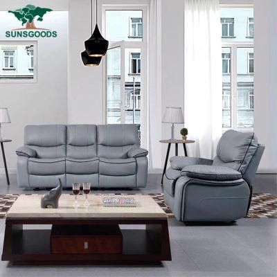 Factory Supply Electric Recliner Genuine Leather Sofa, Electric Recliner Leather Furniture