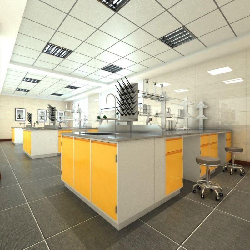 Factory Direct Sale Pharmaceutical Factory Steel Lab Island Bench, Fashion Biological Steel Medical Laboratory Work Furniture/