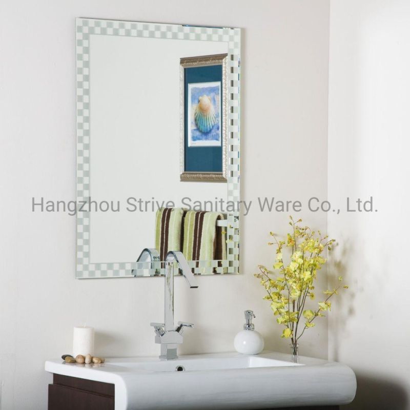 Silver Touch Sensor Wall Mirror Factory Wholesale LED Bathroom Glass Mirror 31.5 X 23.5"