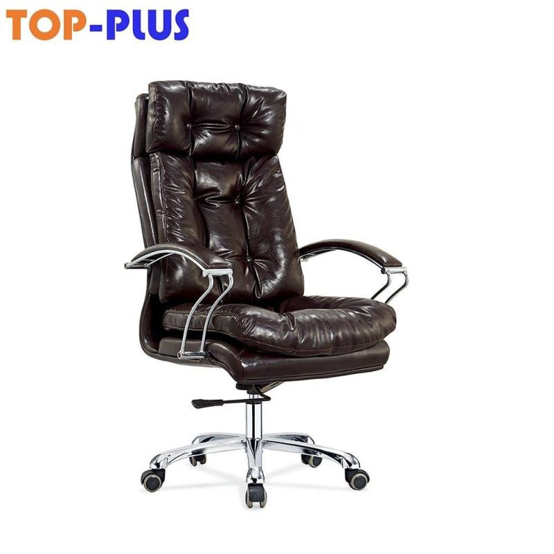 Modern PU Leather Comfortable Boss Swivel Office Furniture (R-1813)