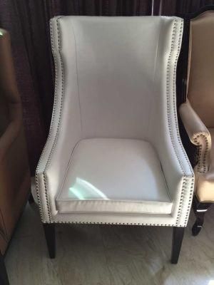 Chair/Wing Chair/Restaurant Chair/Foshan Hotel Chair/Solid Wood Frame Chair/Dining Chair (NCHC-013)