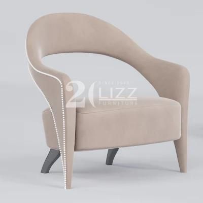 Exclusive Contemporary Leisure Home Hotel Furniture European Style Pearl Upholster Living Room Chair