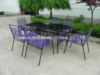 Modern Patio Outdoor Garden Furniture Dining Table and Chair Set