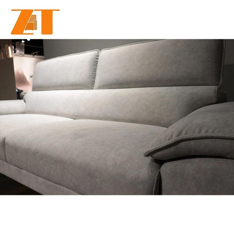 Latest Italian Modern Design Couches Living Room Furniture Sectional Fabric Modular Sofa Set