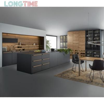 High Quality Free Standing Wooden Skin Melamine Finish Kitchen Cabinet