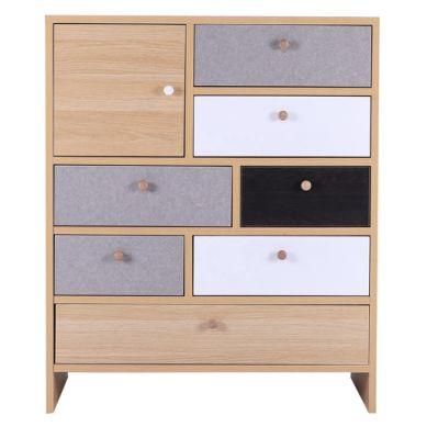 Wood Storage Drawers Cabinet