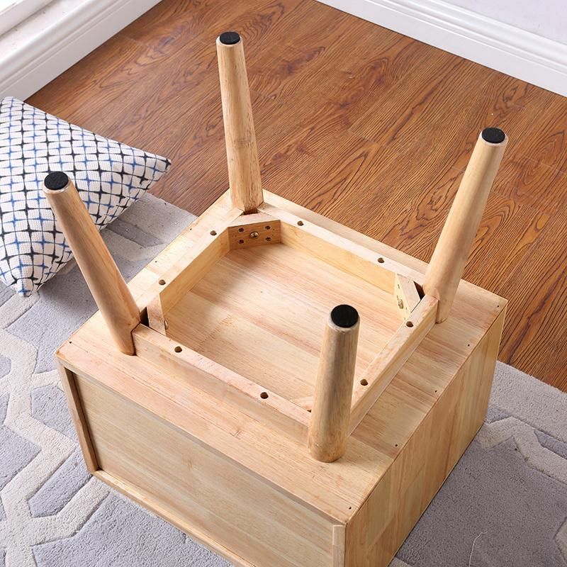 Light Luxury Nordic Solid Wood Mini Bedside Table Night Table