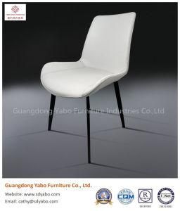Modern Metal Leg Leather Dining Chair for Hotel Restaurant and Writing Room Chair