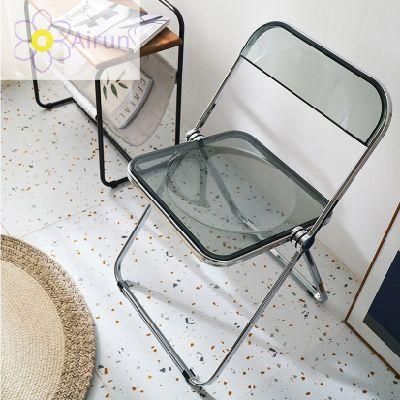 Polycarbonate Meeting Events Folding Chair Wedding Outdoor Garden Chair Home Hotel Photo Studio Ins Blogger Chair
