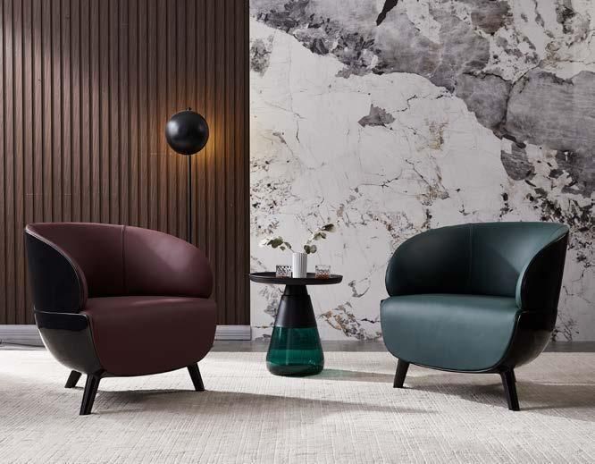 Modern Simple Italian Style Home Living Room Single Lazy Lounge Sofa Chair For Sale