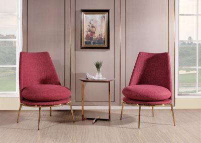 Living Room Backrest Metal Furniture Leg Dining Room Lounge Chair