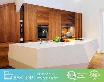 Special Kitchen Idea Wood Veneer Laminate Custom Quartz Island Design Home Cabinets