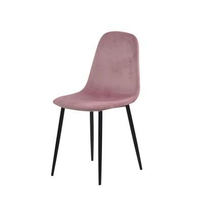 High Quality Room Furniture Luxury Fabric Dining Chair