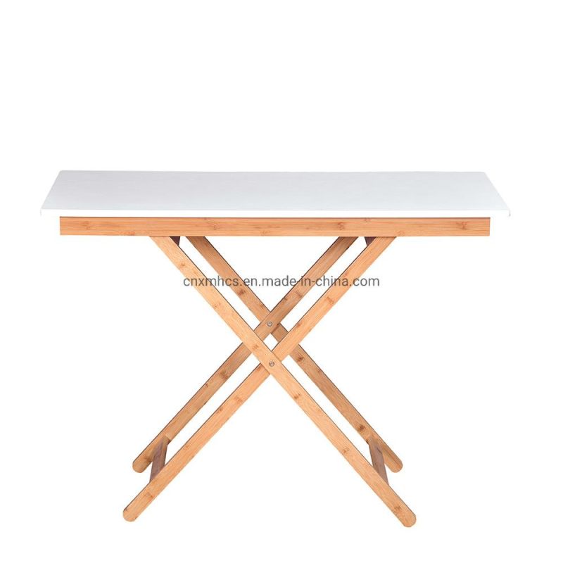 Portable Folding Table Minimalist Style Dining Table Outdoor Picnic Desk Wood Coffee Folding Tea Table