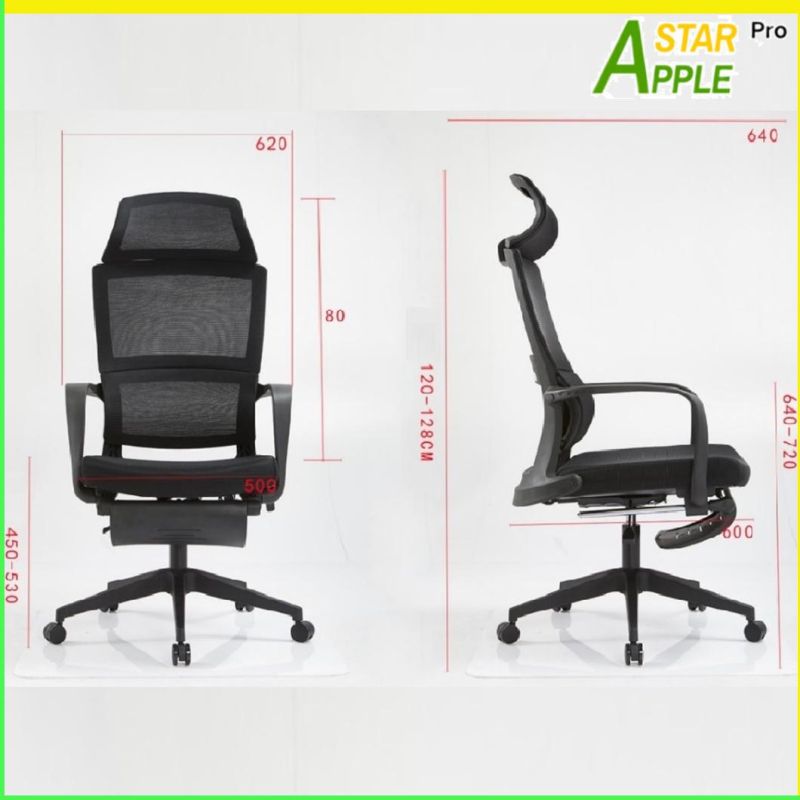 Fashion Mesh Back Ergonomic Office Gaming Chair with Footrest Support