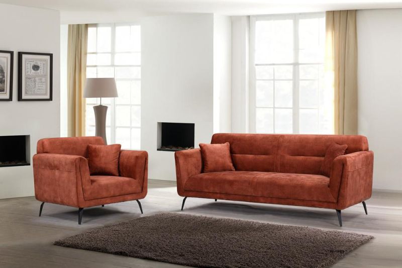 Nova Jssa027 Maroon Colour Single Sofa Living Room Furniture