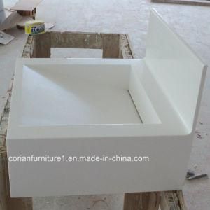 Modern Factory Selling Custom Sized Acrylic Solid Surface Bathroom Basin Bathroom Corian Vanity