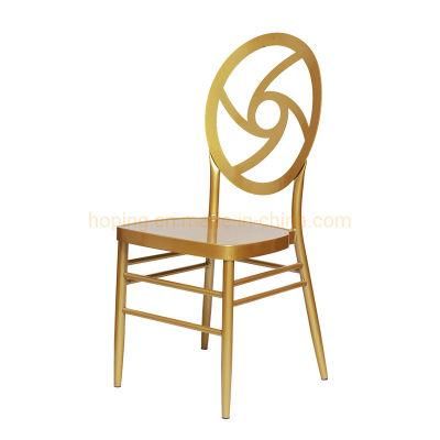 Gold Metal Frame Powder Coated Steel Chairs Crown Queen Wedding King Chairs Rental Furniture Chairs
