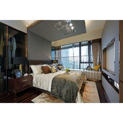 Luxury Modern Style Hotel Villa Bed Room Furniture Set Foshan Supplier
