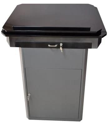 Audio Visual Smart Lectern Interactive E Podium for Meeting Room and Classroom