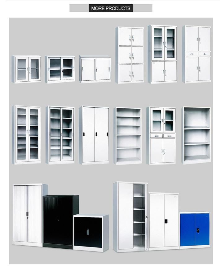 Modern Simple 2 Door Office Storage Furniture Steel Transfer Printing Metal File Cabinet with Lock